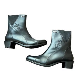 IXS LEA II Leather Motorcycle Riding Boots Waterproof soltoTEX Black NWT size 9